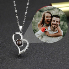 Charger l&#39;image dans la galerie, Photo Projection Necklace Chain - Custom Personalised Gift - Sterling Silver
