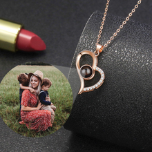 Cargar imagen en el visor de la galería, Photo Projection Necklace Chain - Custom Personalised Gift - Sterling Silver
