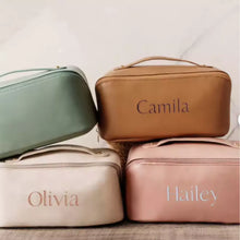 Charger l&#39;image dans la galerie, Personalised Embroidered Makeup Cosmetic Wash Bag
