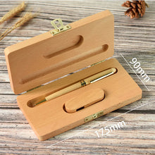 Charger l&#39;image dans la galerie, Personalised Ballpoint Pen USB Flash Drive Stick &amp; Case Gift Beech Wood
