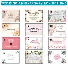 Load image into Gallery viewer, Wedding Anniversary Personalised USB Box Gift
