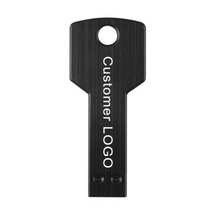 Load image into Gallery viewer, Personalised Metal Key USB Flash Drive Stick Custom Logo 8GB - 64GB
