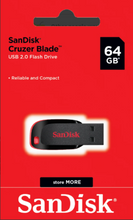 Cargar imagen en el visor de la galería, SanDisk Cruzer Blade USB 2.0 - CZ50
