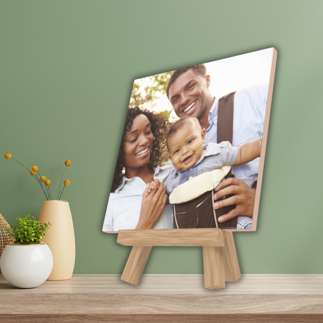 Ceramic Photo Tile With Stand