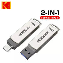 Charger l&#39;image dans la galerie, Kodak USB 3.2 Flash Drive With Type C - K273
