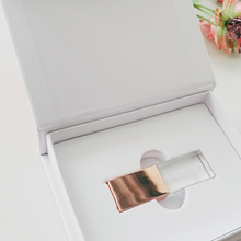 Load image into Gallery viewer, Wedding Anniversary Personalised USB Box Gift
