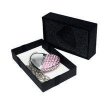 Φόρτωση εικόνας στο εργαλείο προβολής Συλλογής, Metal Diamond Crystal Heart USB With Gift Box  4GB- 64GB

