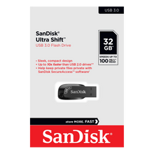 गैलरी व्यूवर में इमेज लोड करें, SanDisk Ultra Shift USB 3.0 Drive CZ410
