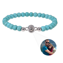 Load image into Gallery viewer, Tiger Bead Photo Projection Bracelet For Men &amp; Women
