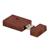 Load image into Gallery viewer, Personalised Wooden Block USB  4GB - 64GB
