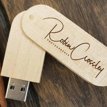 Load image into Gallery viewer, Personalised Folding Rotatable USB Flash Drive 4GB - 64GB - Etchoo
